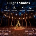 thumbnail image 6 of DAYBETTER Solar Outdoor String Lights, 100ft S14 LED Patio Lights with 24 Bulbs, Waterproof String Lights for Backyard, 6 of 7