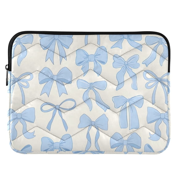 ALAZA Blue Bows Pattern Laptop Sleeve Case for 13-14 Inch Computer Cover Bag Medium