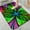 Fractal Colorful Leaf, variant on 1pc Yellow Gray Abstract Painting Bathroom Rug Bathroom Decor and Qccessories- Durable,Anti Slip,And Quick Drying,Suitable For Indoor/outdoor Use - Perfect For Bathrooms,Bedrooms,Kitchens