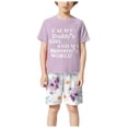 thumbnail image 6 of UAYOTSE Toddler Girl Cute Outfits Summer Kid Top Shorts Outdoor Casual Fashion Clothes for Girls School Wear,Sizes 6-7 Years, 6 of 6