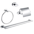 thumbnail image 2 of Ancona Aria 4-piece Bathroom Accessory Set in Chrome, 2 of 5
