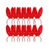 Set Of 12 9.5" Red Satin Easter Bunny Rabbit Costume Ears Costume Accessories