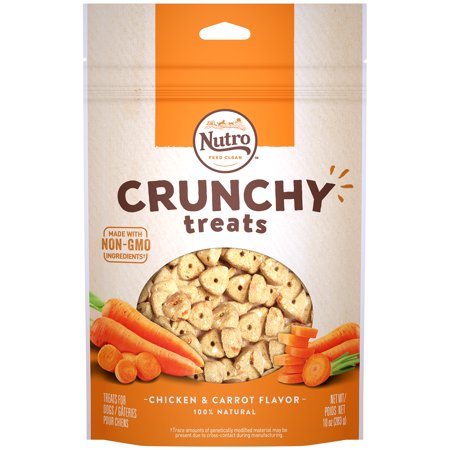 UPC 079105110877 product image for Nutro Crunchy Dog Treats, Chicken & Carrot Flavor, 10 Oz. Bag | upcitemdb.com