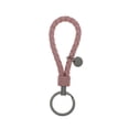 thumbnail image 2 of Justharion Braided Woven Rope Keychain Cute Wear-resistant Exquisite Waterproof Durable Key Chain Car Keyring Holder Metal Jewelry Pink 3.3*9cm, 2 of 6