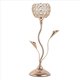 thumbnail image 2 of 2X Candelabro de Cristal Dorado, Candelabro con Forma de Flor de Hierro, Pequeño Juego de Candelabros Vintage para Centro de Mesa,L, 2 of 4
