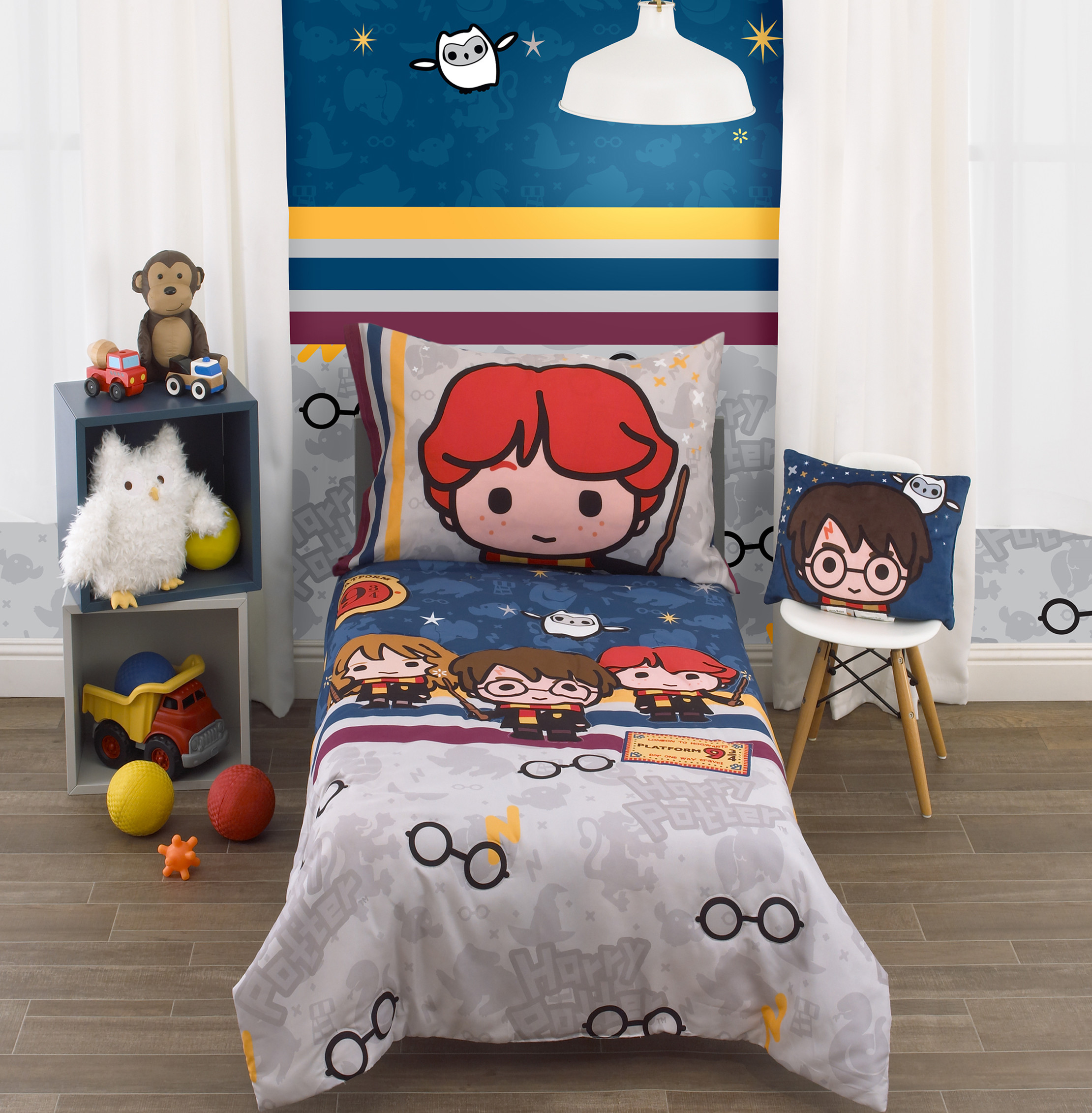 Harry Potter 4-Piece Wizards inTraining Toddler Bedding Set