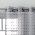 thumbnail image 3 of Better Homes & Gardens Clipped Pom Pom Window Curtain Panel, Set of 2, 3 of 4