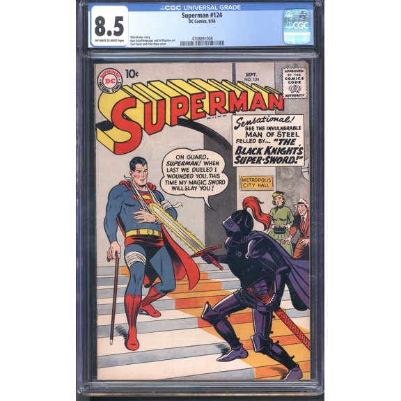 Collectible Superman #124 - CGC 8.5 Comic Book
