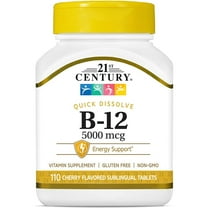 21st Century Vitamin B-12, 5000 mcg, 110 Count