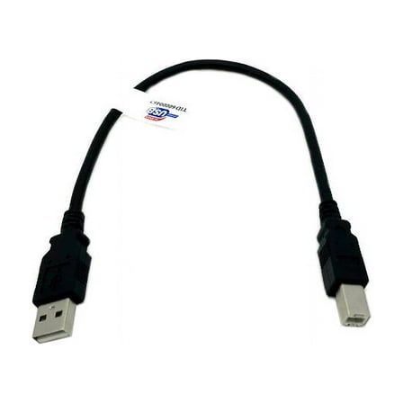 Kentek 1 Feet FT USB Cable Cord For FUJITSU SCANSNAP Scanner S500 S500M S510 S510M Black