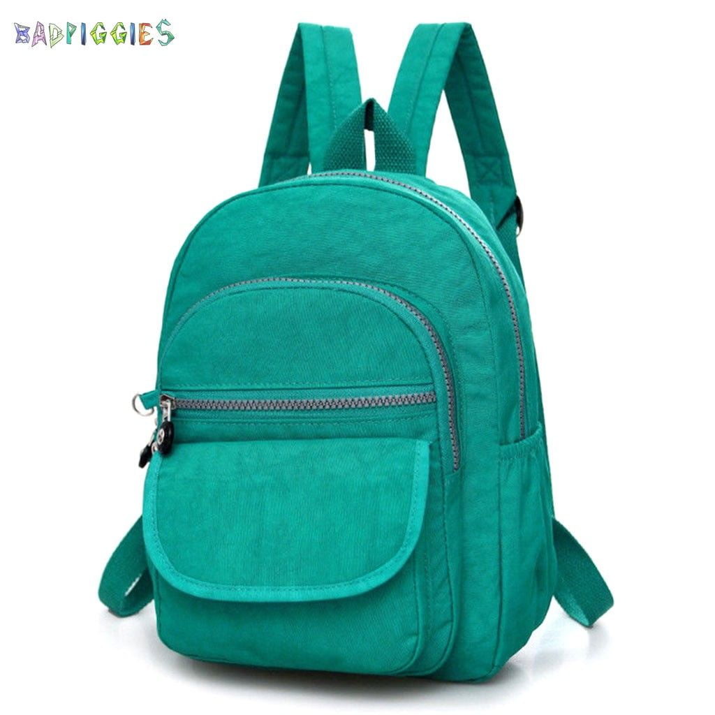 BadPiggies Nylon Mini Casual Waterproof Travel Backpacks Shoulder Bag