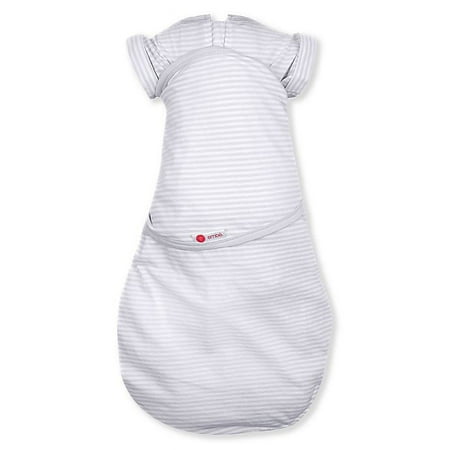 UPC: 0854584006190 | Embe Transitional SwaddleOut CLASSIC (Gray Stripe) 12-18lbs