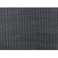 thumbnail image 2 of Zelouf Drop Needle Jacquard Knit With Foil  , Sewing, DIY, Crafts Fabric by the Yard, Black/silver, 1 Yard, 2 of 2