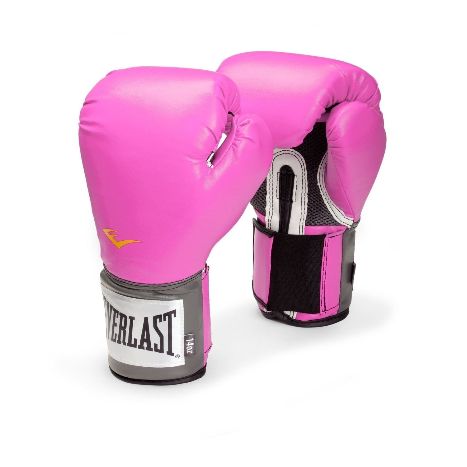 Everlast 12oz Ladies Powerlock Training Boxing Gloves in Black/Pink 