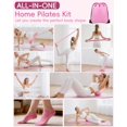 thumbnail image 2 of KABCON Pilates Kit for Home, Women Beginners Workout Essentials Set with 13" Ring, 9.8" Ball, Resistance Bands & Guide, 13/14/16 PCS Compact Pilates Equipment, 2 of 7