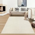 thumbnail image 3 of Modern Runner Rug for Hallway Non-Slip Neutral Carpet Runner, Stain-Resistant Low Pile Kitchen Rug, Machine Washable Textured Print Floor Carpet for Laundry Room, Bedroom, 3 of 10