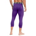 thumbnail image 2 of Hansber Men's Compression Base Layer Leggings Stretchy Quick Dry Sports Tights Gym Bodybuilding Purple XXL, 2 of 7