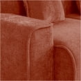 thumbnail image 6 of JERFIT Modern Velvet Sofa 2-Seater, Red Boneless Cloud Couch, No Assembly Modular Sectional for Living Room, Plush Pillows & Wide Armrests, 6 of 10