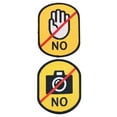 thumbnail image 1 of Miangastore 2pcs Pet Leash Attachment Labels Do Not Touch Pet Label Stop Sign Dog Do Not Pet Leash Dog Identification Tags Dog Leash Sleeve Don'T Touch Dog Leash Tags, 1 of 8