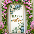 thumbnail image 6 of Floral Design Banner Decorative Flowers Elegant Backdrop for Birthday Celebration Indoor Decor Party Decoration, 6 of 7
