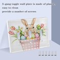 thumbnail image 3 of Easter Bunny and Bucket Decorative Light Switch Plates Switch Cover Decorative Wall Plates Ideal for Living Room Kitchen Bedroom and Study, 3 of 8