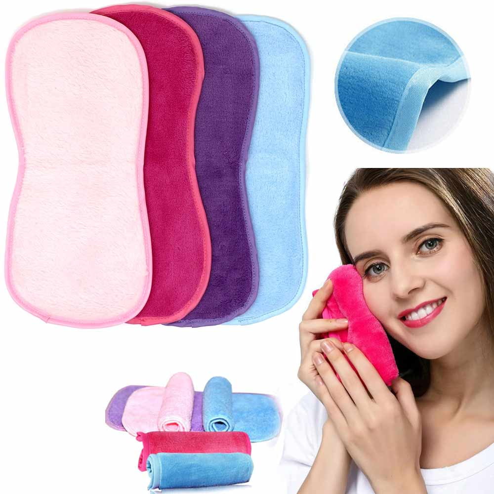 2 Pc Facial Make Up Remover Wipes Makeup Cloth Cleanser Cosmetic Cleaning Towel