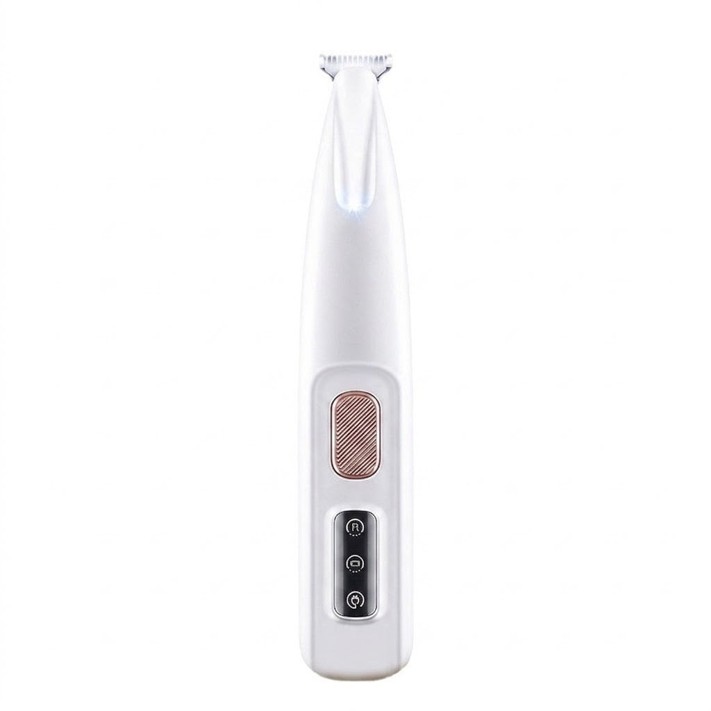 LLIOPLNE Pet Electric Grooming Clippers USB Rechargeable Detachable Hair Trimmer with 0.8cm Blade Width Small ABS Cordless Grooming Kit with Spare Blades & Cleaning Brush for Dogs & Cats