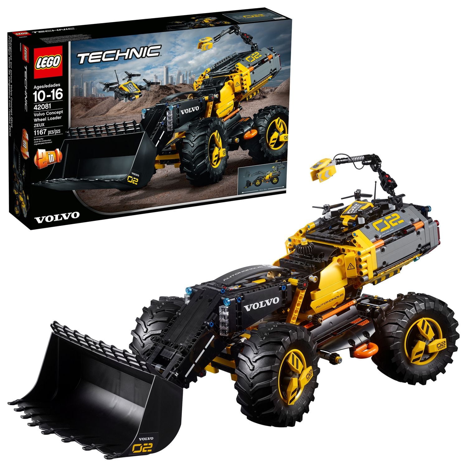 LEGO Technic Volvo Concept Wheel Loader ZEUX 42081 Building Kit