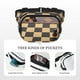 thumbnail image 5 of Fotbe Chess Board With Pawns Cangurera Cuadrada con Estampado de Doble Capa, Bolsa de Cintura Ajustable Mini para Hombres y Mujeres, 5 of 9