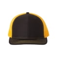 thumbnail image 2 of Gorra de béisbol Richardson 112 Trucker OSFA negro/dorada, 2 of 4