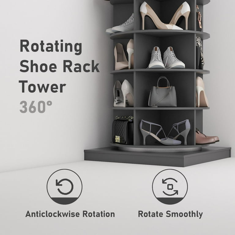Rotating shoe rack walmart sale