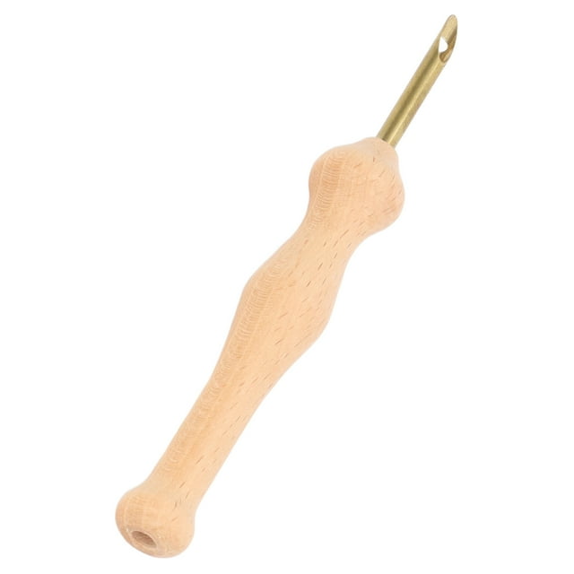 Kit de aguja Perforadora ANGGREK Mango de Madera Para Cortinas de Bricolaje