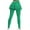 Green, variant on Frostluinai Skirted Leggings for Women Elastic Waist Yoga Leggings Flowy Tennis Skirts Basic Solid Color Skirt Leggings Womens Activewear
