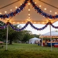 thumbnail image 6 of Hvmvliv 4th of July Garland Decoration Patriotic Star Tinsels Garland 78.7 Inches Red White Blue Plastic Streamer Foil Fringe for Independence Day Party Venue Decor, 6 of 7
