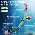 thumbnail image 3 of Equipo de Snorkel Qheng Juego de Snorkel con Boca Seco para Buceo Adultos, 3 of 7