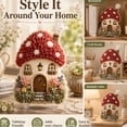 thumbnail image 6 of Whimsical Village 3D Fabric Poke Art Kit, Cottage Craft No Sew Press Technique Simple Illustrated Guide Fantasy Styles Relaxing Creative Hobby, 6 of 6