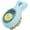 Blue, variant on Blue Plastic Mini Dish Scrubber Brush, 9.6x5cm, Soap Dispensing with Cutting Scraper for Grill & Oven (1pc)