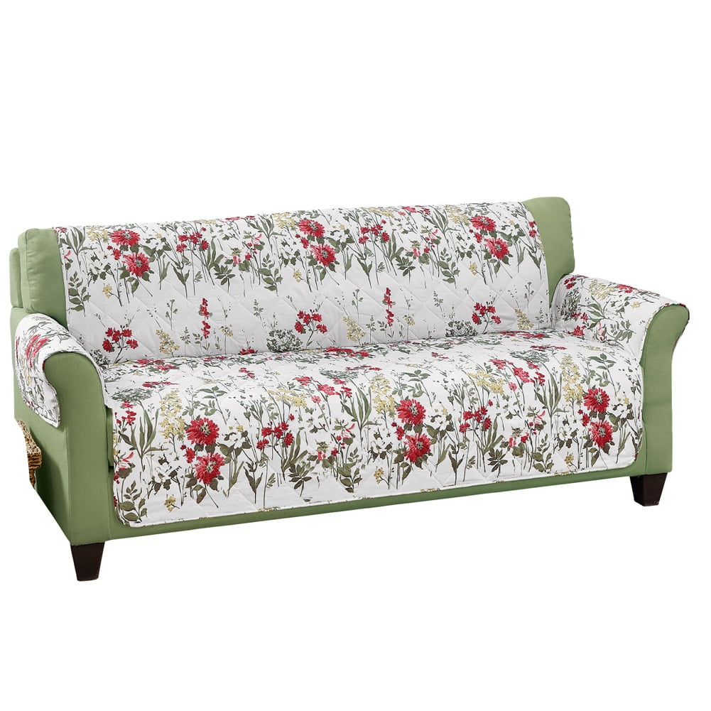 Botanical Flower Garden Furniture Protector Cover, Sofa ...
