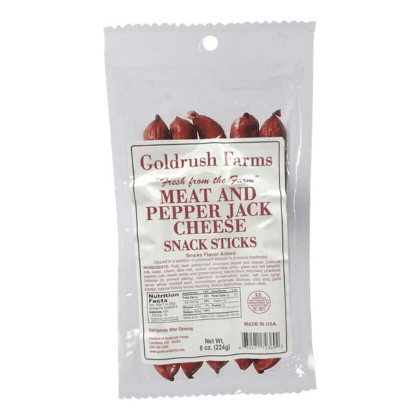 Meat and Pepper Jack Cheese Snack Stick