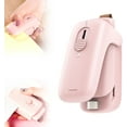 thumbnail image 1 of 2025 2-in-1 Mini Bag Sealer with Cutter, Rechargeable Food Storage (1, Pink), 1 of 8