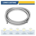 thumbnail image 4 of 10 FT Refrigerator Water Line,Stainless Steel Braided Ice Maker Hose with 1/4" Comp X 1/4"Compression Fittings(5PCS,10 Foot)(HOSE001-5Pack), 4 of 6