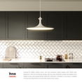 thumbnail image 4 of Alora Lighting Pd418012-Unv Issa 12" Wide 3000K Mini Pendant - Black, 4 of 7