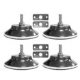 thumbnail image 1 of 4 Pcs Pool Table Leg Levelers 5 Inch Game Table Leg For Pool Table, 1 of 5
