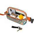 thumbnail image 2 of Geometric Mandala Belt Bag - Folk Style Pattern Adjustable Fanny Pack for Sports Enthusiasts, 2 of 4