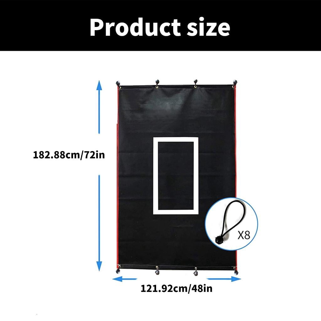 Heavy Duty Baseball Batting Cage Backstop Softball Backstop for Training