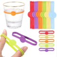 thumbnail image 5 of Silicone Glass Markers, 24 Pcs Reusable Glass Marker, Colourful Wine Glass Marker For Cocktail Bar, Party, 5 of 5