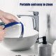 thumbnail image 5 of Banda de peluquero de silicona para corte de pelo, escote curvo, plantilla de afeitado para el hogar, herramientas de corte de pelo azul, 5 of 5