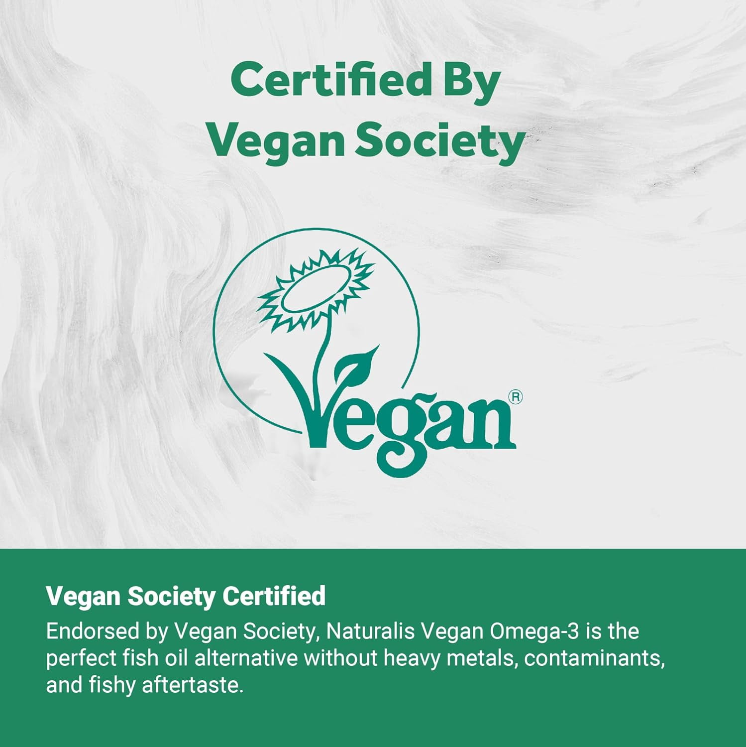 Naturalis【520mg Per Softgel】Vegan Omega 3 DHA, EPA & DPA from Algae | Vegan Society Certified, Sustainably Sourced, True Full Spectrum | 120 Veggie Softgels (Carrageenan Free)