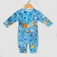 thumbnail image 4 of Blue'S Clues Baby Onesie Romper Footless Infant Long Sleeve Jumpsuit for Boys Girls, 4 of 8