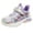 Purple_1, variant on Godom Sneakers for Girls Kids Lightweight Breathable Strap Athletic Shoes Running Shoe